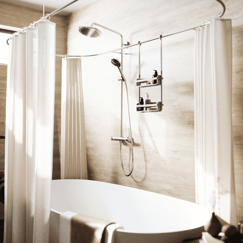 design moderno portaoggetti organizer per doccia e bagno